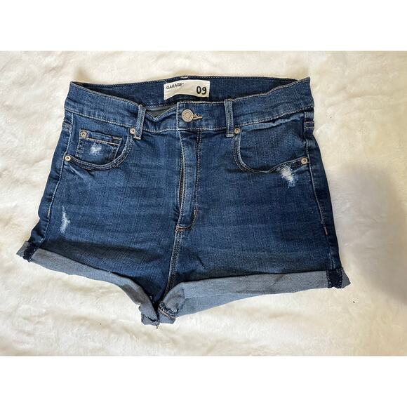 Garage Ripped Jean shorts - Picture 1 of 3